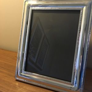 8x10 Sterling Silver plated frame in box